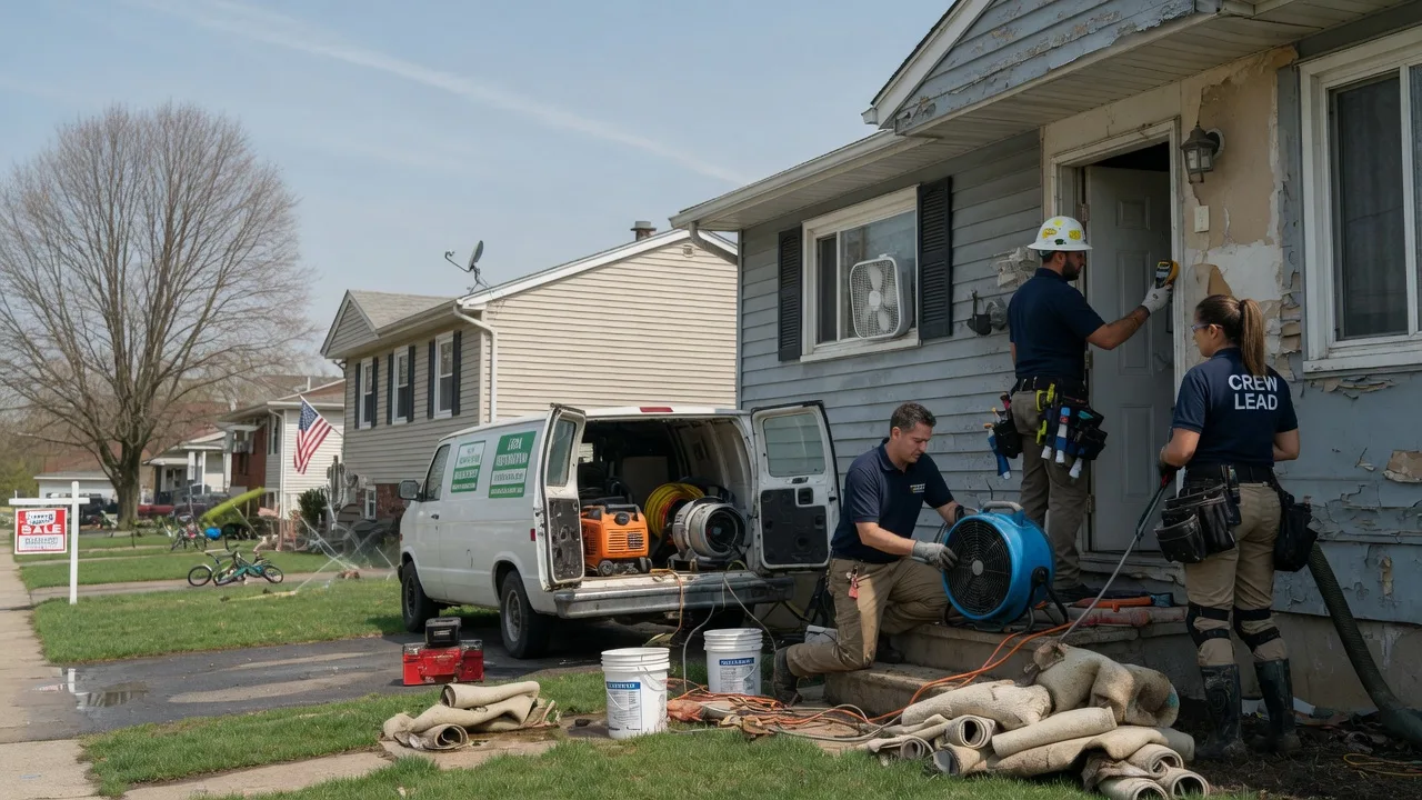 Flood Cleanup in Palos Hills, IL near me