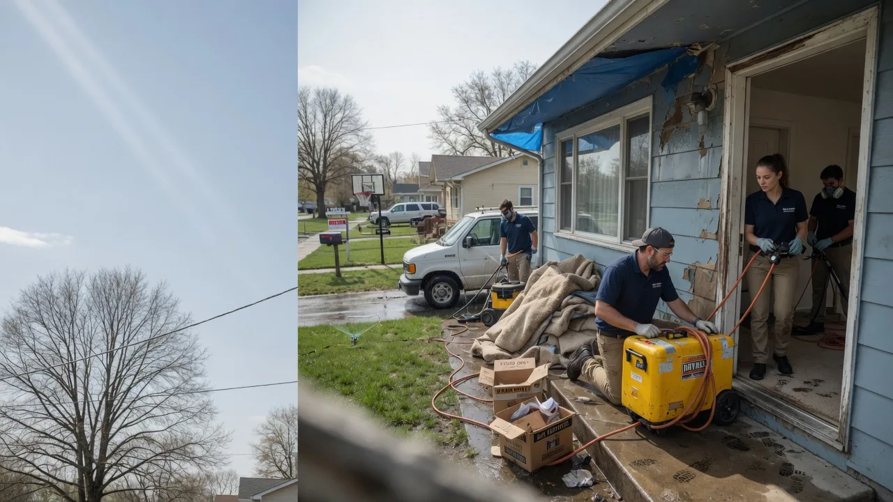 Basement Flood Cleanup in Palos Hills, IL near me